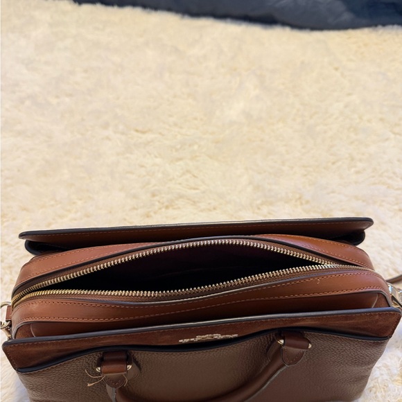 Coach Tan Leather Satchel - Picture 3 of 4